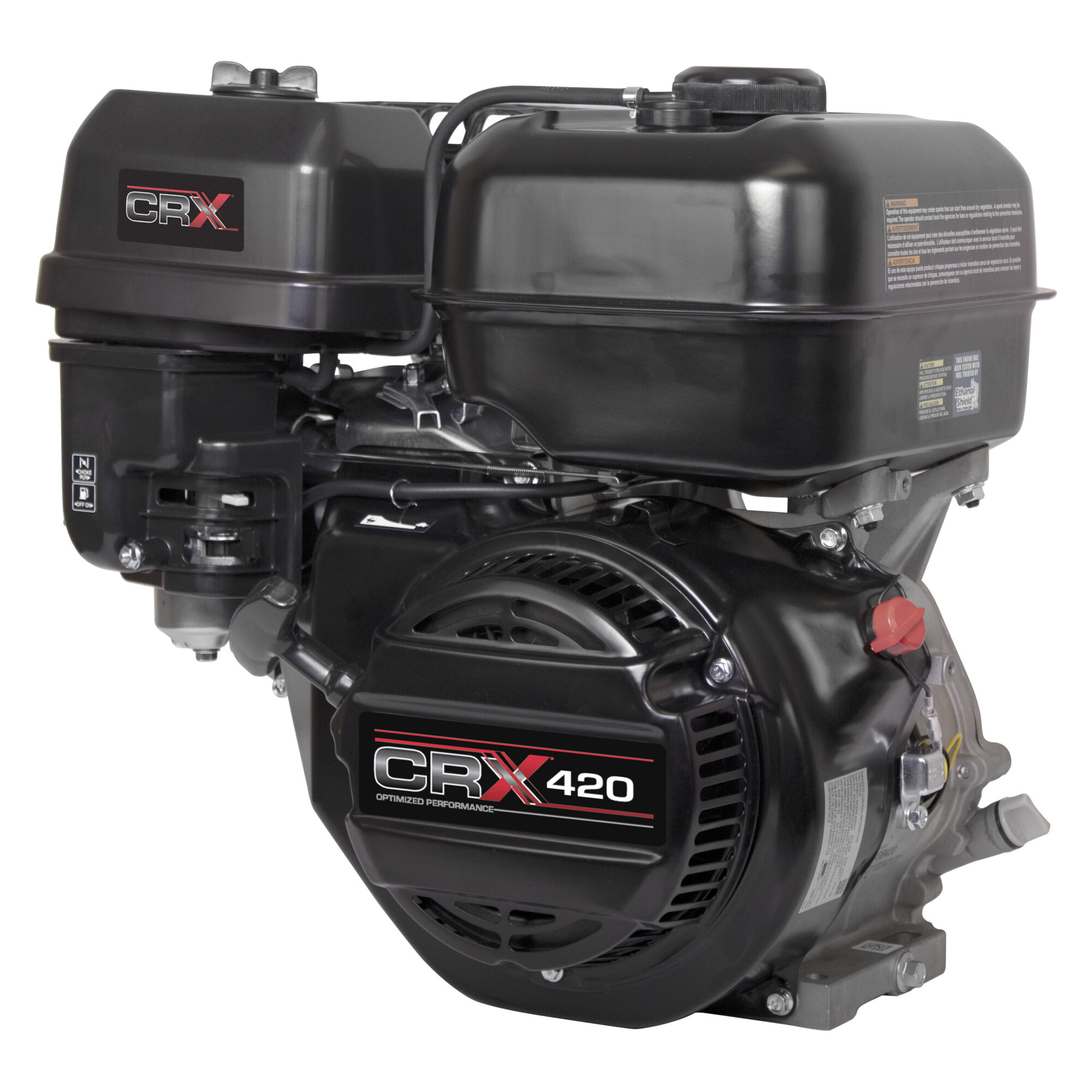 CRX420 Horizontal-Shaft Gas Engine: 420cc, 1in. Shaft, Recoil Start